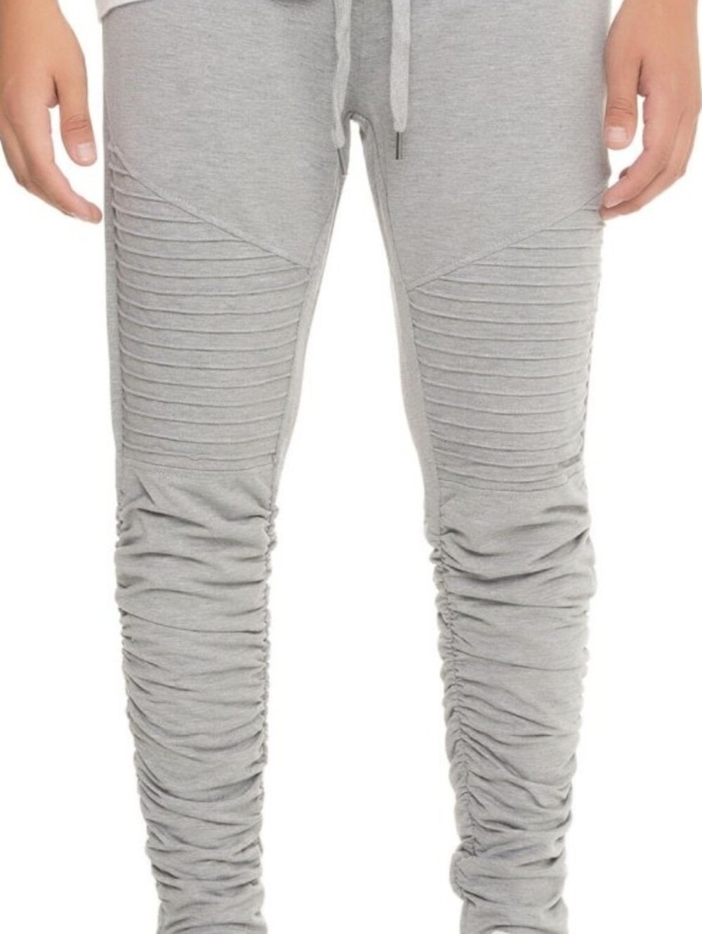 DEADSTOCK 2012 Bleecker and Mercer The Overlord Rouched Moto Sweatpants - 2XL
